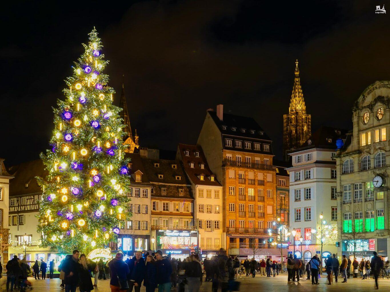 Árbol de Navidad de la Plaza Kléber de Estrasburgo