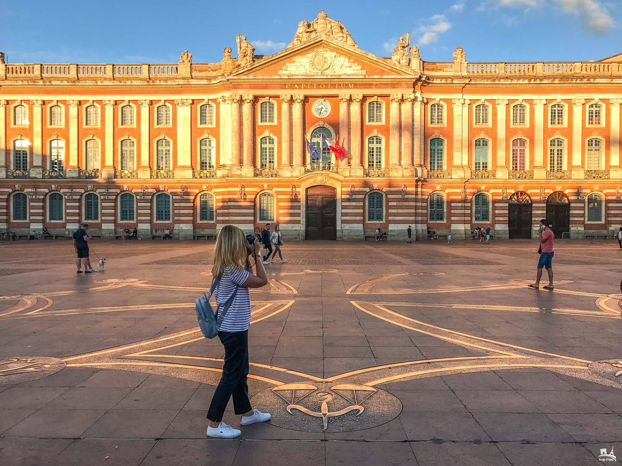 Plaza del Capitolio de Toulouse Francia