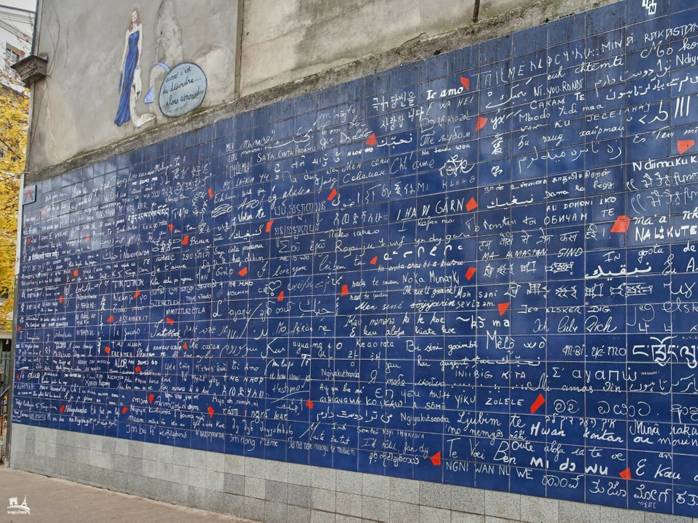 El muro de los te quiero, Montmartre