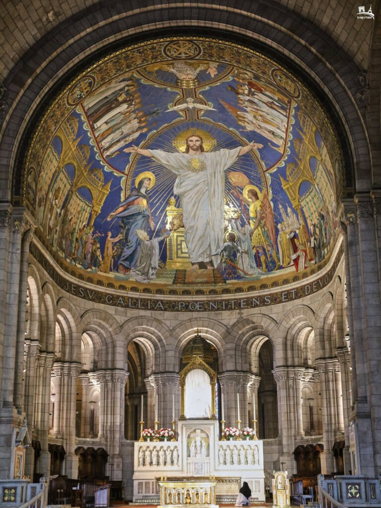 Interior de la Basílica del Sagrado Corazón, Montmartre