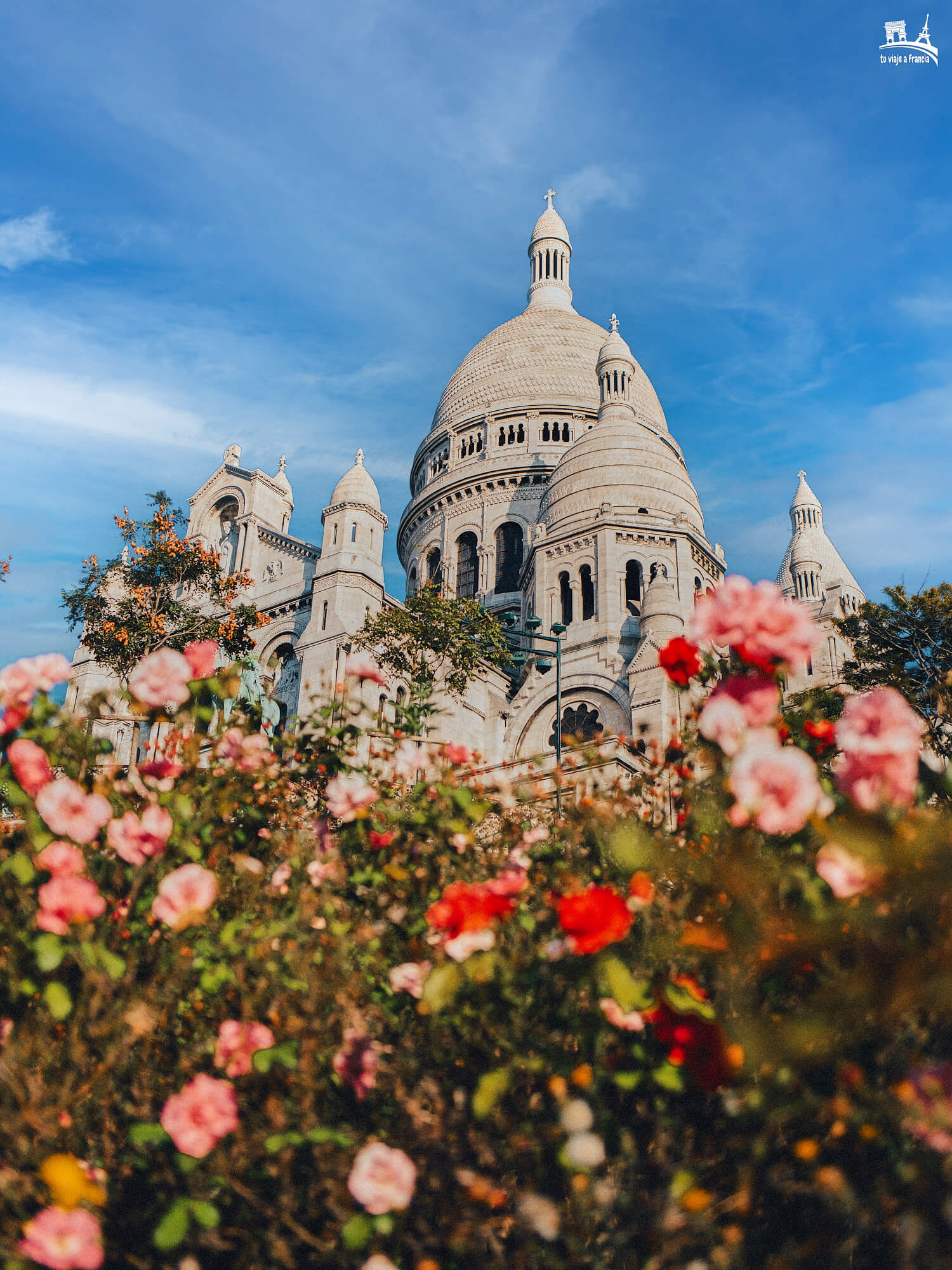 Basílica del Sacre-Coeur, viajar a París en primavera