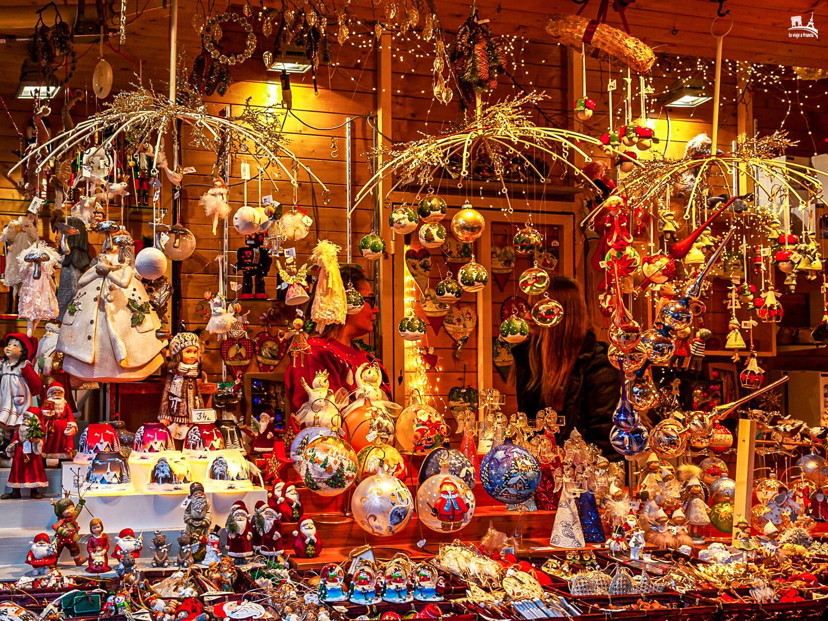 Mercado de Navidad de Mulhouse, Alsacia en Navidad