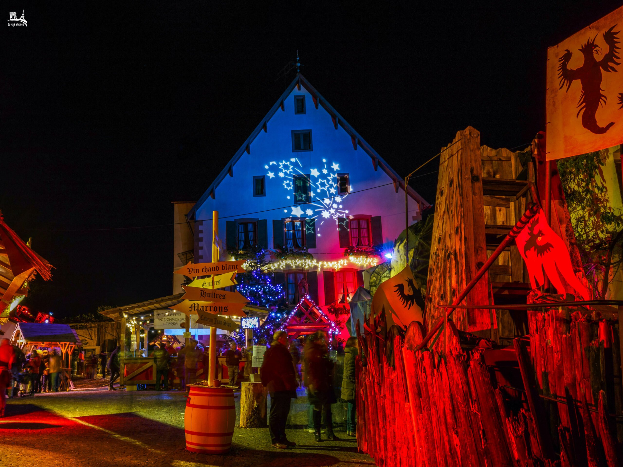 Navidad medieval en Ribeauvillé, Alsacia en Navidad