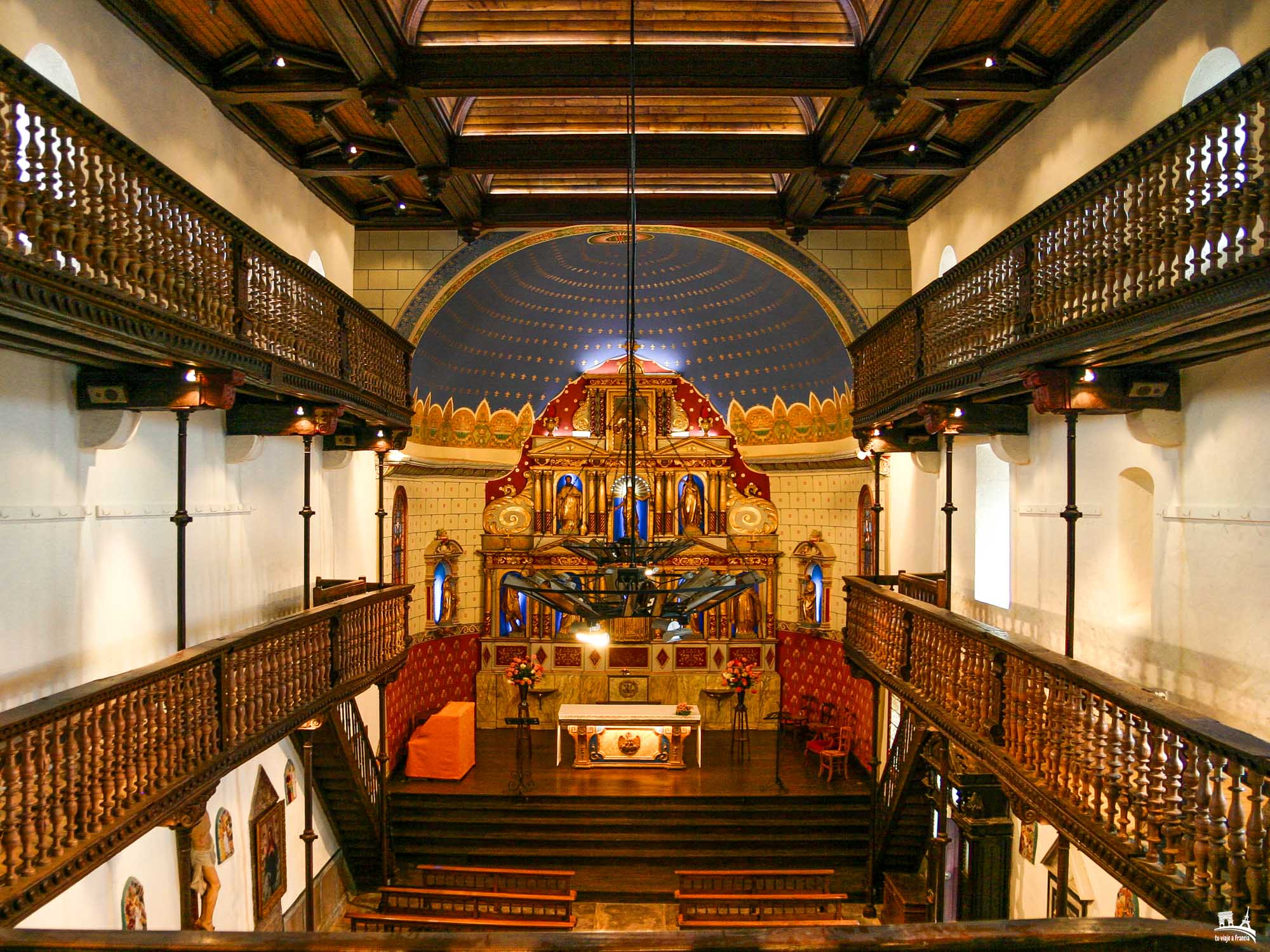 Interior de la Iglesia de Nuestra Señora de la Asunción Ainhoa