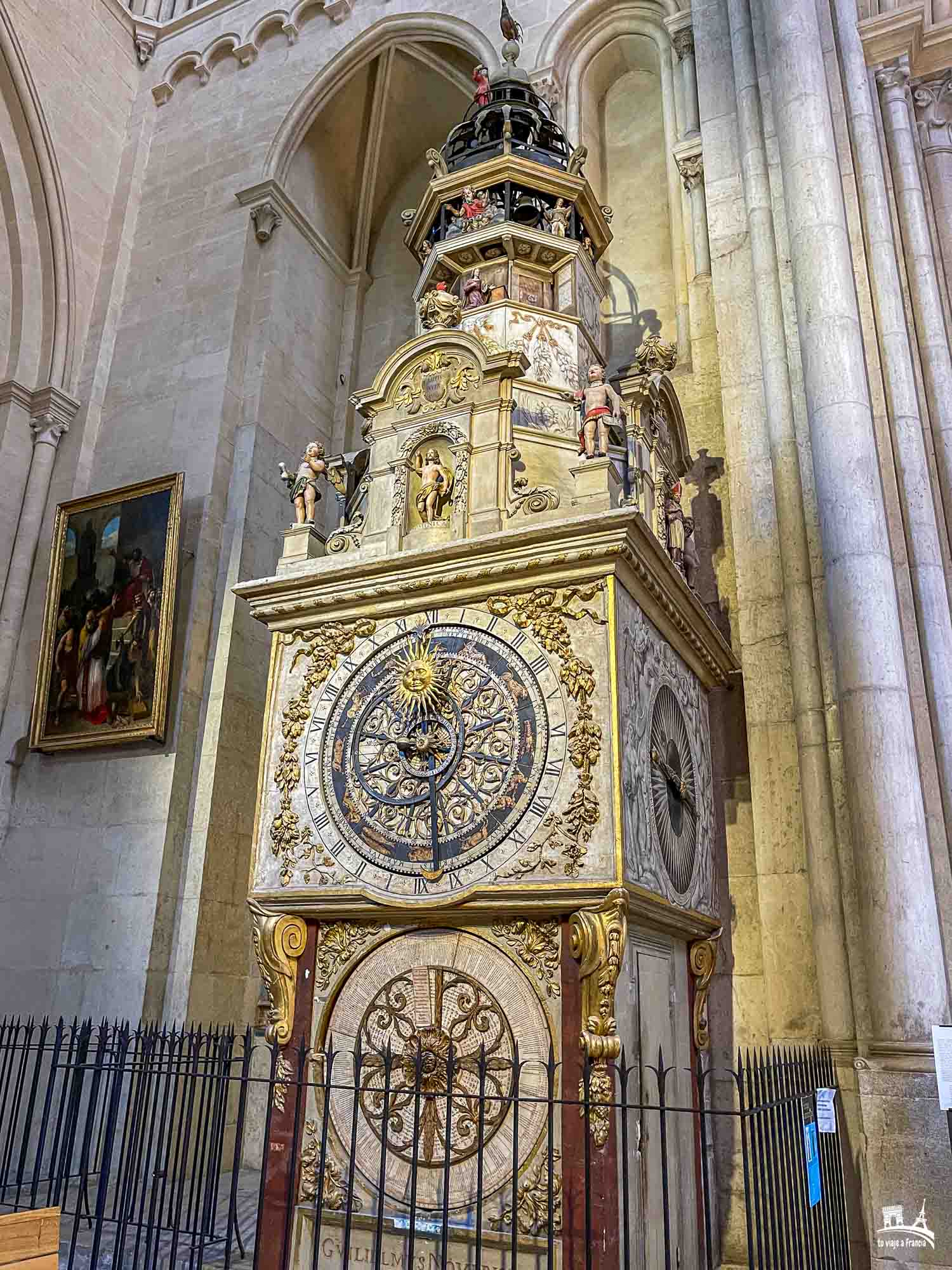 Reloj astronómico de la Catedral de Lyon