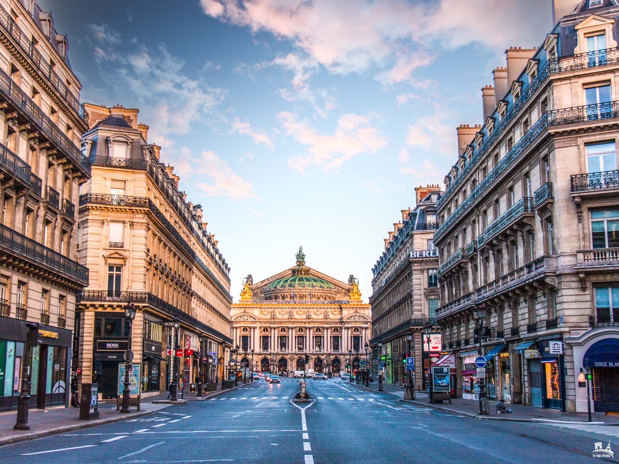 Avenue de l'Opéra Las calles más bonitas de París
