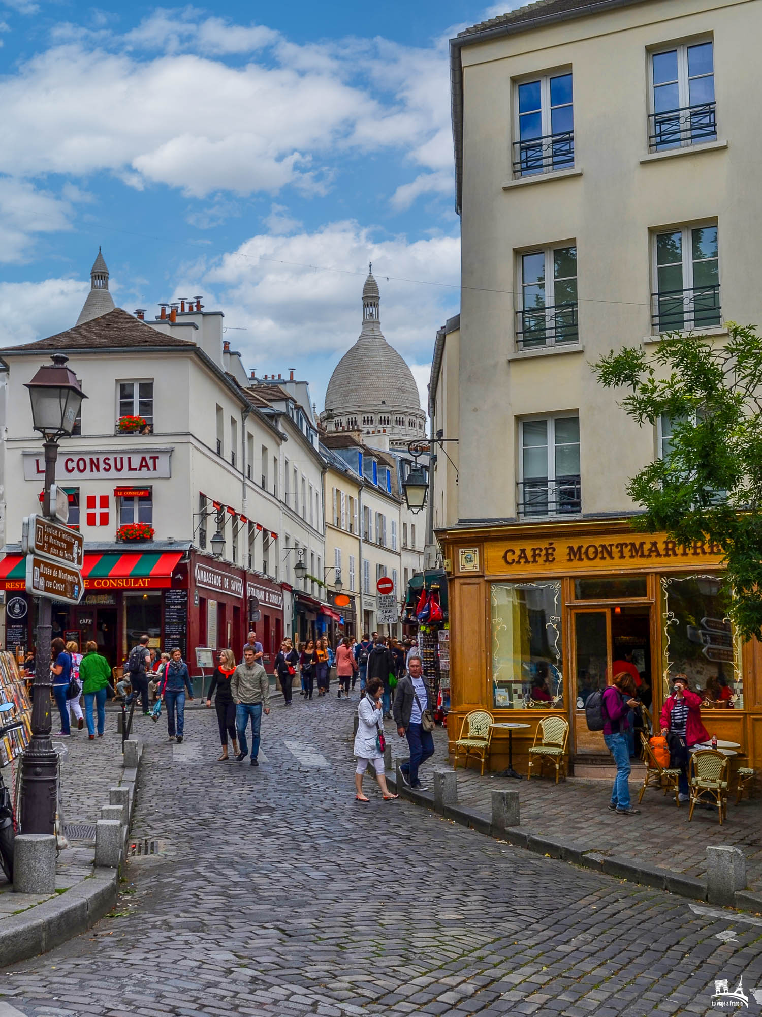 Rue Norvins Las calles más bonitas de París