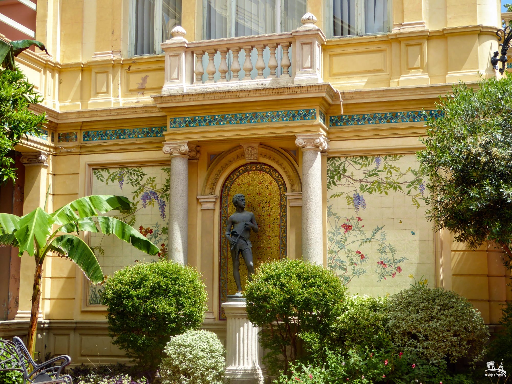 Jardín del Hôtel Pams Perpignan