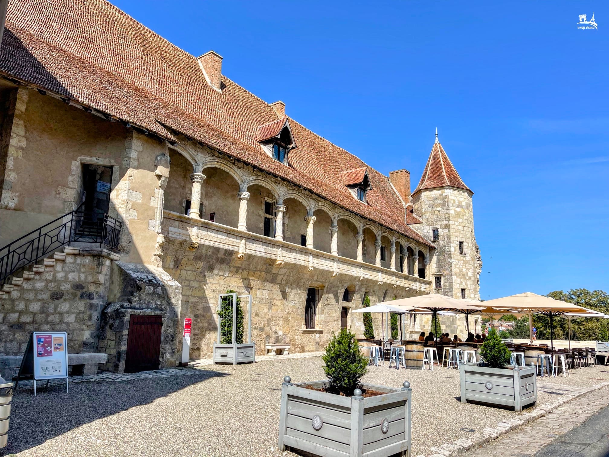 Castillo de Enrique IV en Nérac - Suroeste de Francia