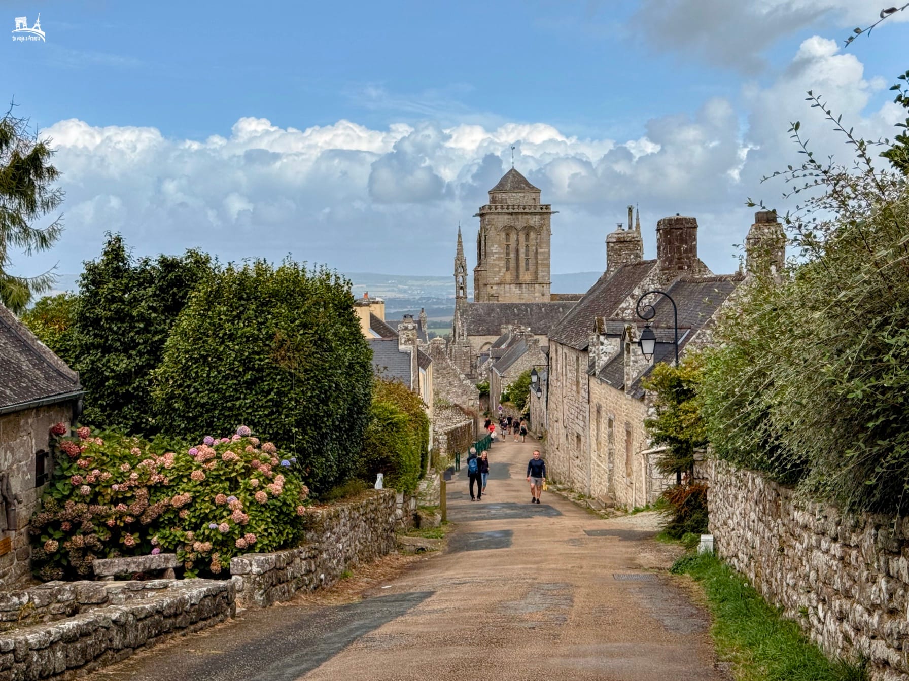 Locronan Vista de Locronan