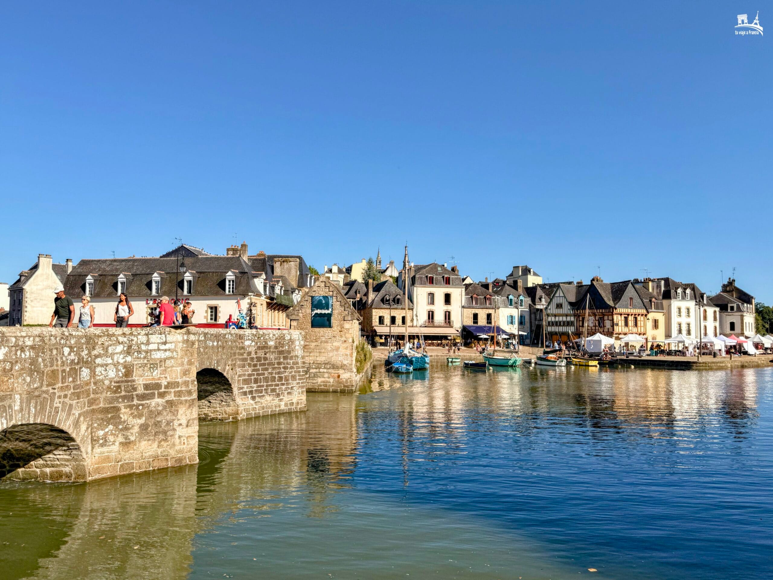 Puerto de Saint-Goustan Auray Puerto de Saint-Goustan en Auray