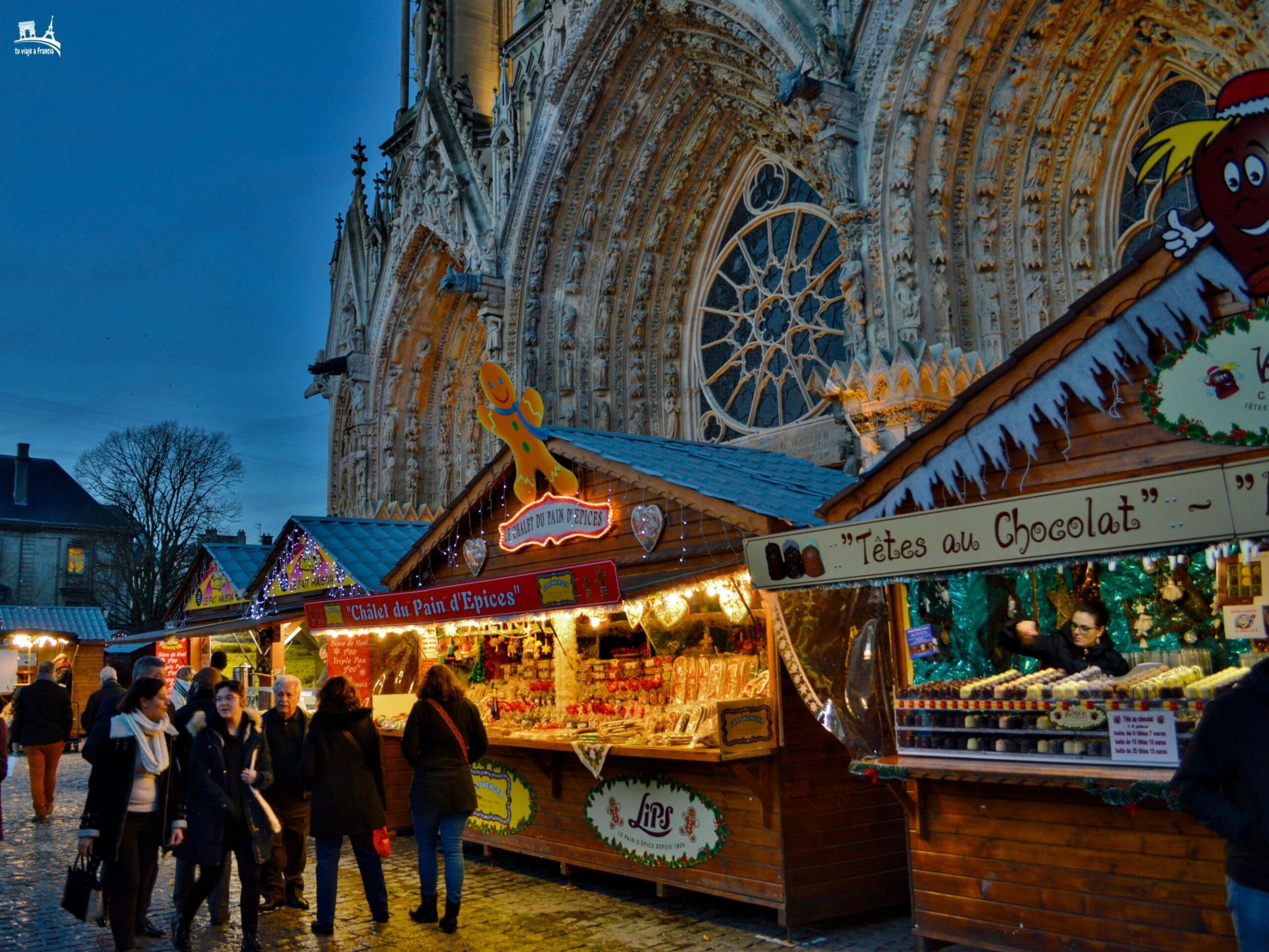 Mercado de Navidad de Reims