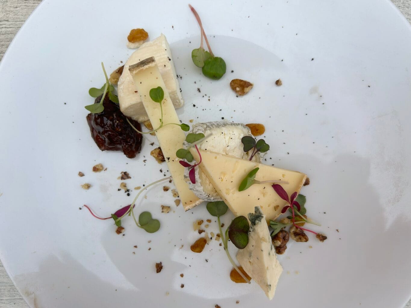 Postre del Restaurante le Bruit en Cuisine