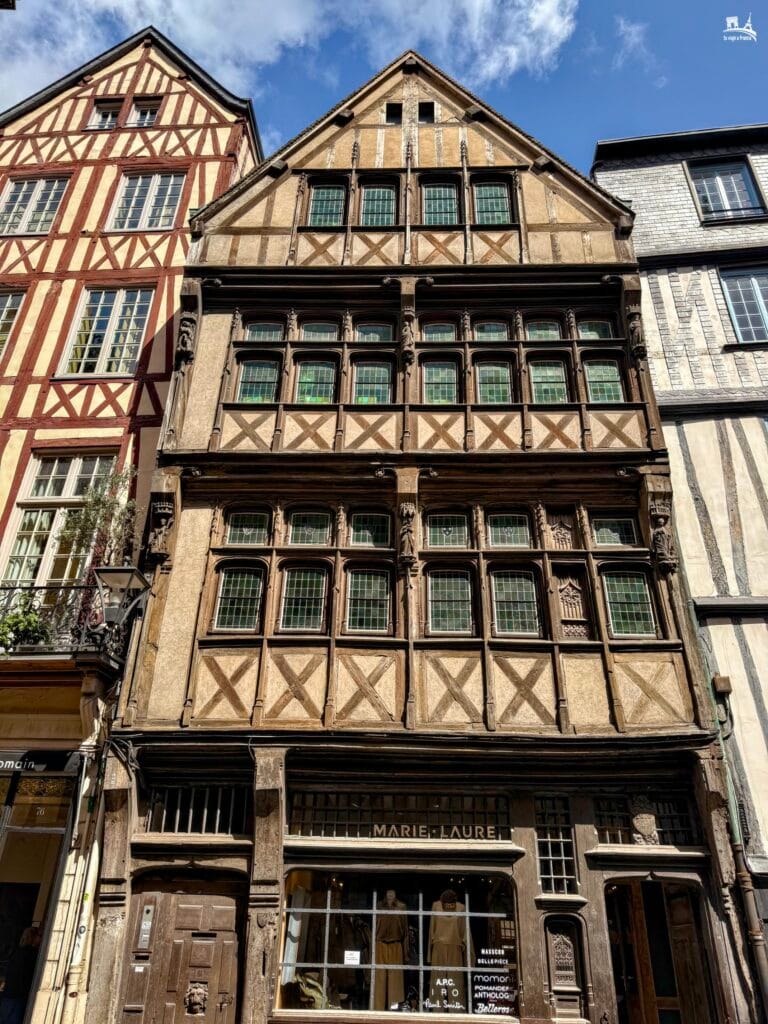 Casas de la rue Saint-Romain de Rouen