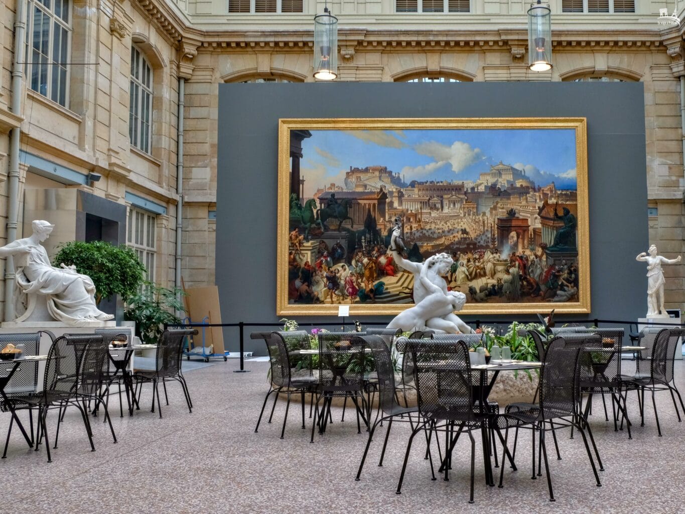 El jardín de las esculturas - Museo de Bellas Artes de Rouen