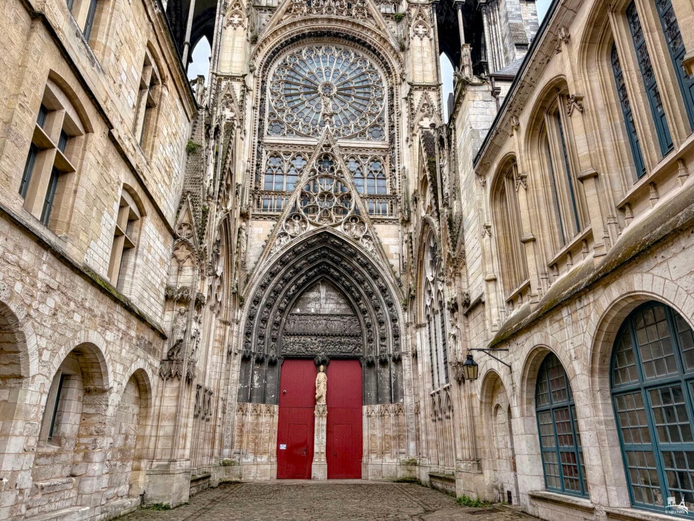 Portada de los Libreros de la Catedral de Rouen